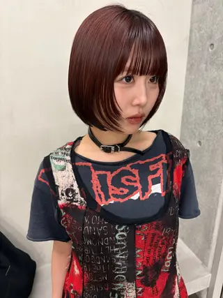 ショート カラー yuuna/ レイヤーカット🎀のヘアスタイル