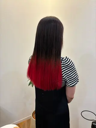 カラー ツノガイ エリのヘアスタイル
