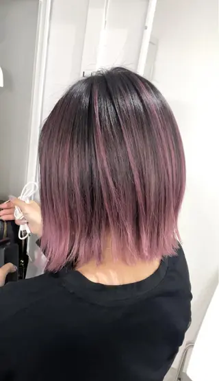 ミディアム カラー 髪質改善カラー、美髪 トリートメント専門のヘアスタイル