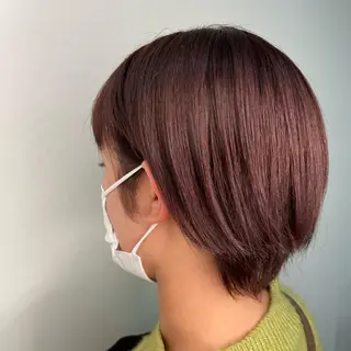 ショート カラー 吉村 夏椰のヘアスタイル