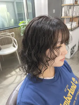 ミディアム パーマ 🌀メンズパーマ🌀 平川海夢のヘアスタイル