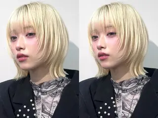 ショート ウルフ🦋顔まわり ❤︎ ͛MEIのヘアスタイル