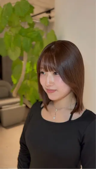 ロング カラー ヘアアレンジ 縮毛矯正特化 指名No.1shunのヘアスタイル