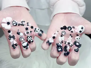 ネイル MoMoA Nail ネイル長さ出し専門店のネイルデザイン