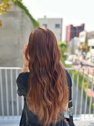 カラー 中村 真珠のヘアスタイル