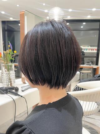 ショート カラー 渋谷ボブ特化 /田中航平のヘアスタイル