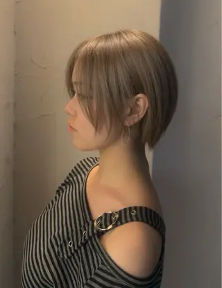 ショート カラー 🌓ショート/ウルフ /ハイトーン/大夢のヘアスタイル
