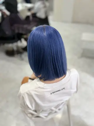 ミディアム カラー 🤍ྀི透ける寒色 Cocoa🤍ྀིのヘアスタイル