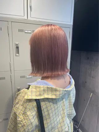 セミロング カラー ハイトーン特化💍 NØRN💍韓国のヘアスタイル