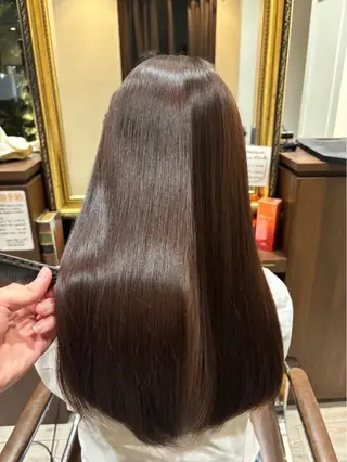ロング 🫧ナチュラル矯正 /カラー🫧あやりのヘアスタイル