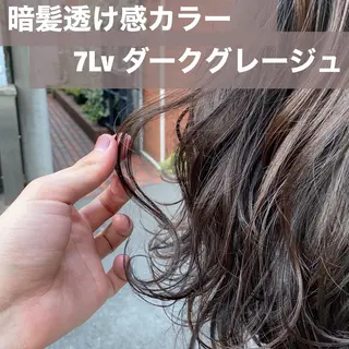 ロング カラー ブリーチなし✨艶髪 カラー𓃲YAGIのヘアスタイル