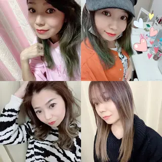 カラー 石川 由美子のヘアスタイル