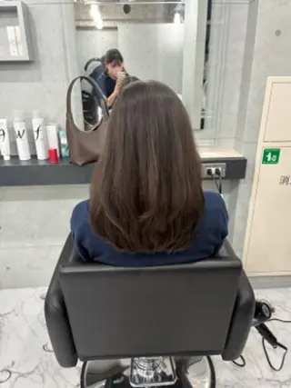 セミロング Endearing 🌟銀座のヘアスタイル