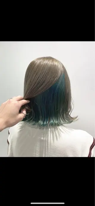 ミディアム カラー 横浜駅メンズパーマ師 🌀岩﨑弘成🌀のヘアスタイル
