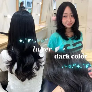 ロング カラー 淡い暖色・透明感🩰 girly♡ノアのヘアスタイル