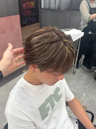 ショート メンズ 大本 メンズ/パーマのヘアスタイル