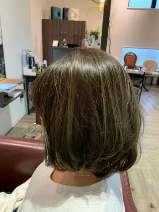 ミディアム HairDesign JAMのヘアスタイル