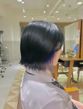 ショート カラー ʜᴀʀᴜᴋᴀ♱メンズ ウルフ/ブリーチのヘアスタイル