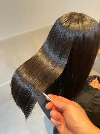 ロング カラー パーマ ヘアアレンジ 鈴木 優一のヘアスタイル