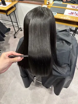ロング カラー パーマ 《髪質改善・縮毛矯正 /ブリーチ》坂本爽のヘアスタイル