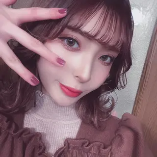 ミディアム 顔周りレイヤー/新宿 /モテ艶カラー/航介のヘアスタイル