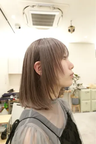 ミディアム カラー パーマ ⭐️ボブ/ショート りゅうしんのヘアスタイル