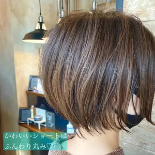 ショート カラー 中田 敏明のヘアスタイル