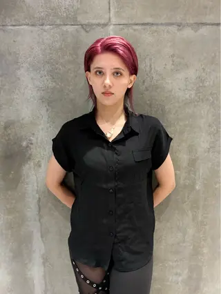ショート カラー 篠江 廉のヘアスタイル