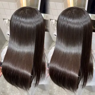 ロング パーマ レイヤーカット/ 縮毛矯正/TERUのヘアスタイル