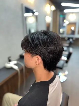 ロング パーマ 増山 諒 【メンズ専門美容師】のヘアスタイル