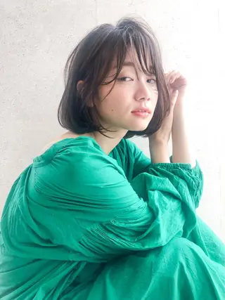 ミディアム カラー 💘透明感カラー💘 沖本 将宏のヘアスタイル