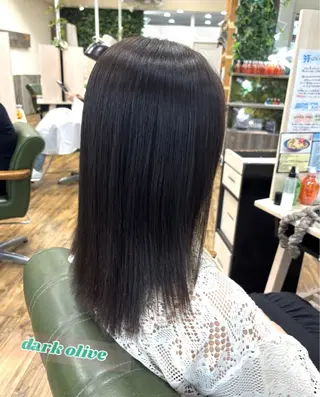セミロング カラー 🫧K+plus🫧 菅原しほ🫧のヘアスタイル