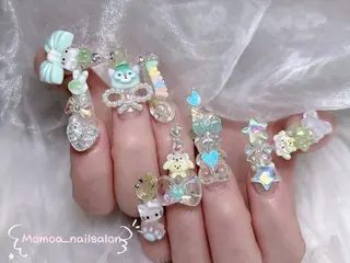 ネイル MoMoA Nail ネイル長さ出し専門店のネイルデザイン