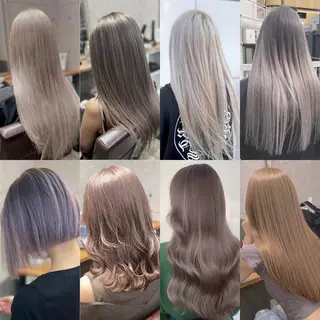 ミディアム カラー ナリキ/ダブルカラー /ダブルカラーモデルのヘアスタイル