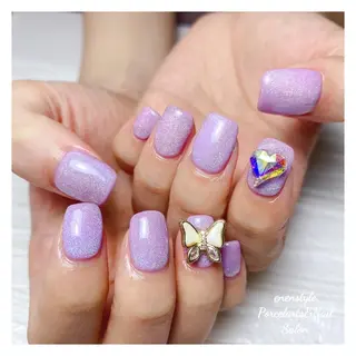 ミディアム ネイル 🐾enen style 🐾のネイルデザイン