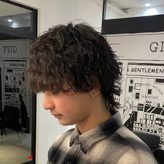パーマ メンズ メンズ特化🌀 山田玲亜のヘアスタイル