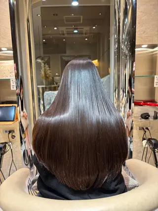 ロング さくら/似合わせレ イヤー/艶カラー🖤のヘアスタイル