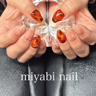 ネイル miyabi nail 桂川駅近くのネイルデザイン