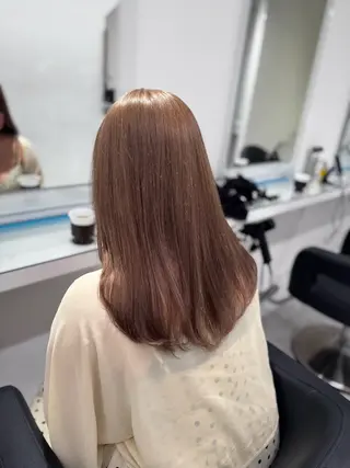 ロング カラー ヘアアレンジ 透け上品ハイトーン 職人ゆうと🤍のヘアスタイル