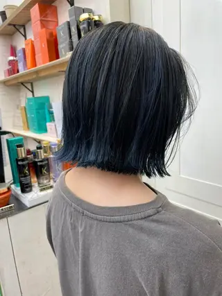 ミディアム カラー ヘアアレンジ N° +aero 横浜のヘアスタイル