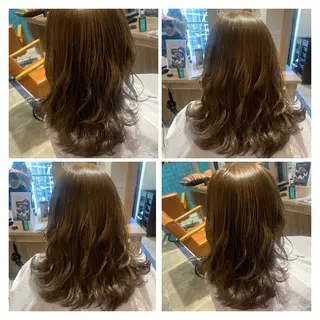 ロング カラー レイヤーカット×髪質 改善💎HARUKAのヘアスタイル