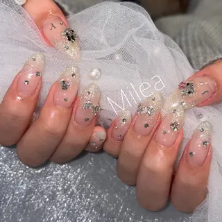 ネイル Milea🩵 Sayaka🪩のネイルデザイン