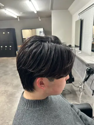 ミディアム パーマ メンズ 立川メンズ韓国ヘア ｜コーキ🇰🇷のヘアスタイル