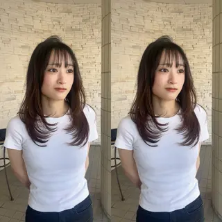 ロング 喜屋武 美月のヘアスタイル