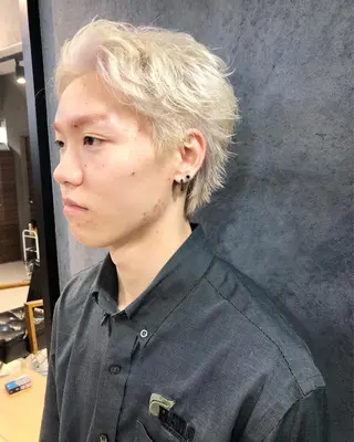 カラー ヘアアレンジ メンズ メンズ特化✂️栗原 侑也のヘアスタイル