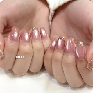 ネイル 新宿代々木/キレイめ ちゅるん/miriのネイルデザイン