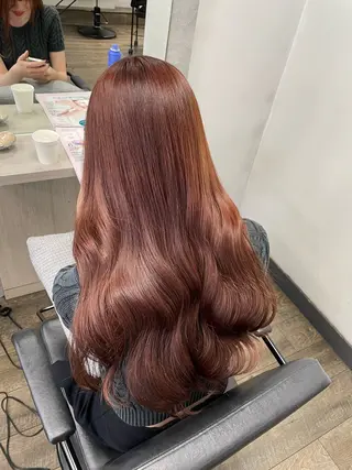 ロング カラー Rena/韓国 /ワンホンヘアのヘアスタイル