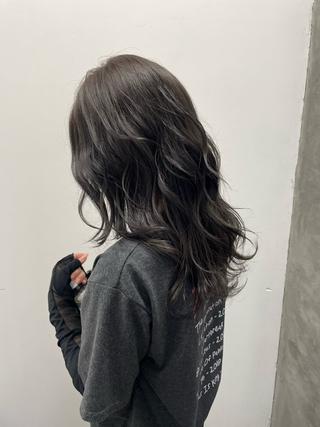 ロング ヘアアレンジ 酸性ストレート/ ボブ/暖色/リコのヘアスタイル