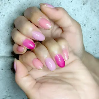 ミディアム カラー パーマ ヘアアレンジ メンズ キッズ ネイル マツエク・マツパ アイブロウ Salon Ｋのネイルデザイン