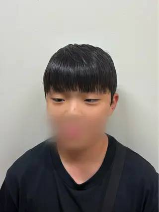 ショート パーマ メンズ 本場韓国ヘア、韓国風 メンズヘア　須田龍世のヘアスタイル